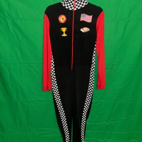 Women’s Racing One Piece - Black and Red - Picture 2 of 2